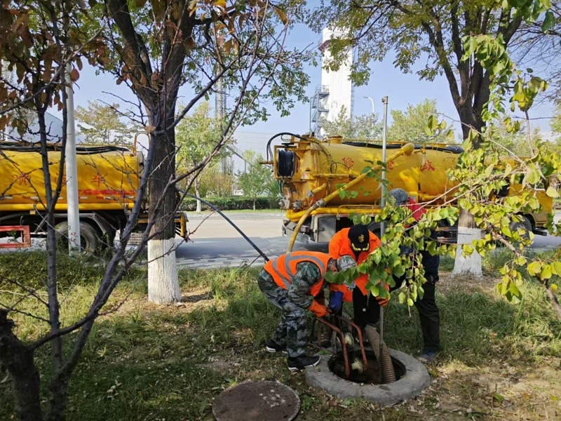 蒋王庙厂区管道清洗